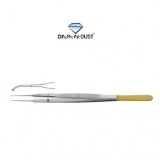 Diam-n-Dust™ Gerald Micro Ring Forcep Curved Stainless Steel, 18 cm - 7" Diameter 1.0 mm